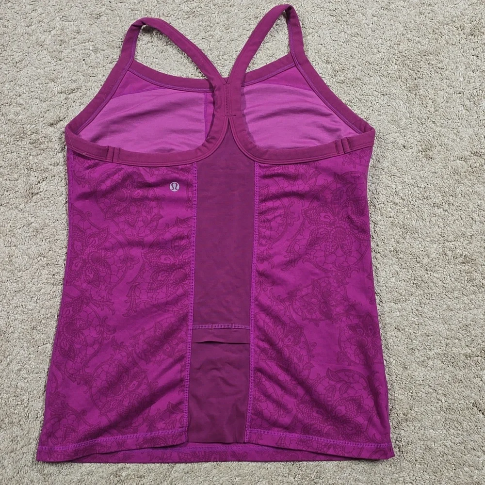 Lululemon Ujjayi Power Y Tank top size 10 - Picture 4 of 5